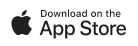 Apple logo with text 'Download on the App Store'